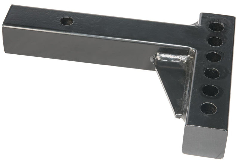 Weight Distribution Hitch Shank Husky Towing 31518 - 2 Inch Square, 10 Inch Length 4-1/4 Inch Rise 6-3/4 Inch Drop 6K Shank/14K WD Capacity, Black Powder Coated Steel