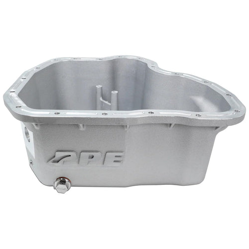 Heavy Duty PPE High Capacity Cast Aluminum Oil Pan (Raw) 114052100 Compatible for 2011-2016 GM 6.6L Duramax