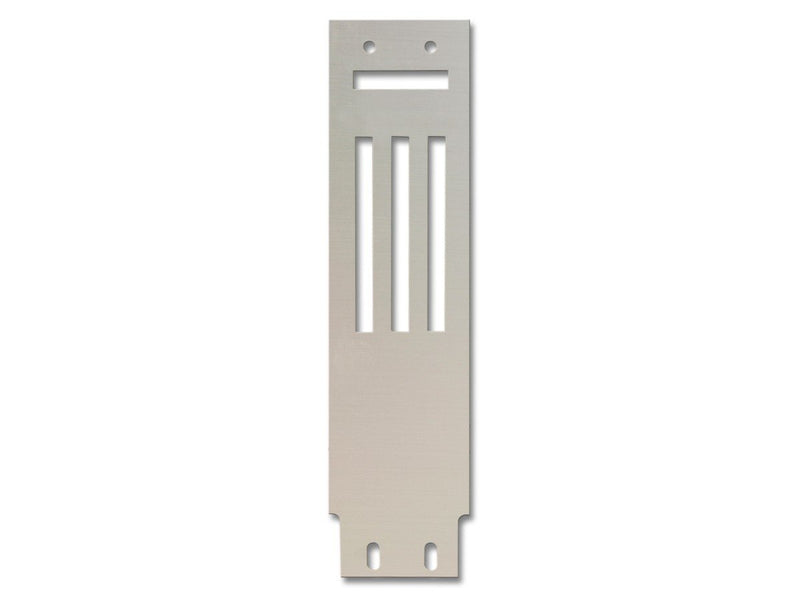 67 Htr Cntrl Panel Alum Insert Scott Drake (C7ZZ-6504410-HC)