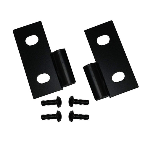 Rugged Ridge Brackets Door Hinge for Jeep CJ/Wrangler YJ/TJ | Steel, Black | 11202.03 | Fits 1976-1986 Jeep CJ; 1987-2006 Jeep Wrangler YJ/TJ