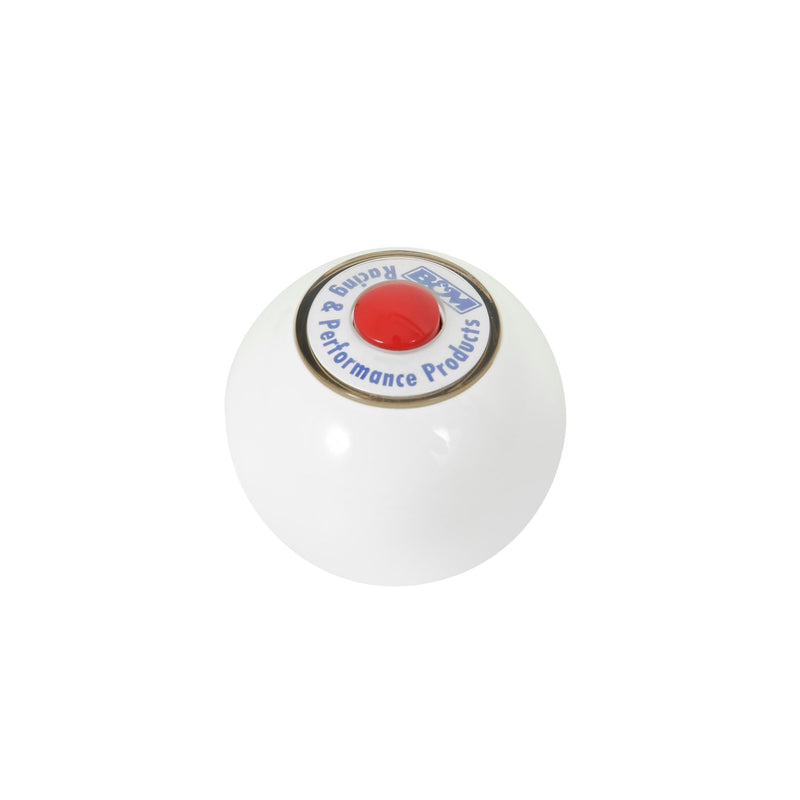 Replacement B&M 46112 White Shifter Knob with Button and SAE Threads