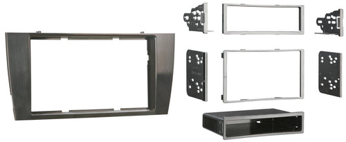 Metra Electronics 99-9501G Dash Kit Installation for Single or Double DIN 2002-2007 Jaguar X-Type or 2003-2006 Jaguar S-Type Gray