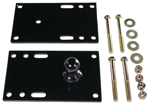 Weight Distribution Hitch Husky Towing 38964 Sway Control Ball Clamp-On No-Drill Fits Frames Up to 6 Inch, 1-1/4 Inch Ball Diameter Black Powder Coated Steel