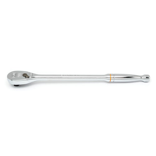 GEARWRENCH 90 Tooth 1/2" Drive Long Handle Teardrop Ratchet 15" - 81360T, Multi, One Size