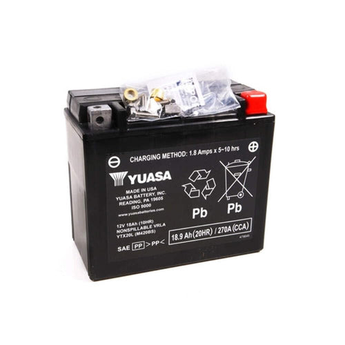 YTX20L Yuasa YUAM420BS Factory Activated AGM Battery