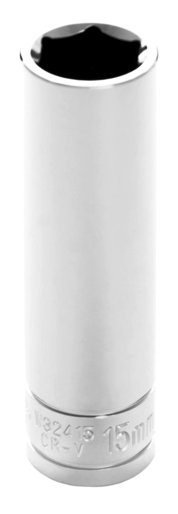 1/2-Inch Drive Performance Tool W32415 6-Point Socket, 15mm