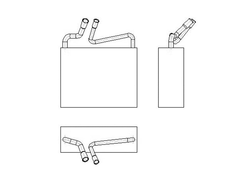Ford Expedition TYC 97083 Replacement Evaporator