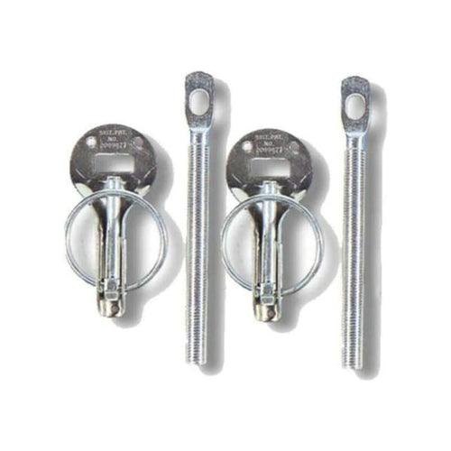 Hood Pin Sparco 01606S Silver - Set of 2
