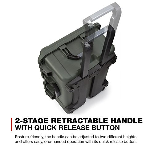Olive NANUK 950 Waterproof Hard Case with Wheels Empty