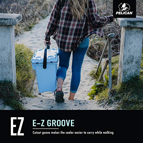 20 Quart Pelican Elite Cooler (Dark Grey/Green)