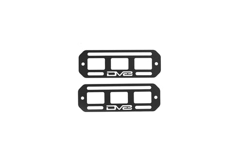 Offroad DV8 Universal Molle Panels | Can Be Mounted Almost Anywhere Including Vehicles, Garages, etc. | Available in 6 Sizes | Universal Mounting for Tools, Recovery Gear, & More (Pair of 7" x 2.5")