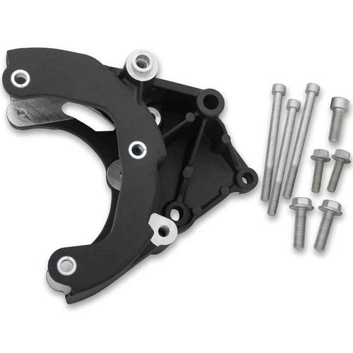 Holley LS A/C Accessory Drive Bracket 20-133BK - Passenger's Side A/C Bracket - works with R4 compressor