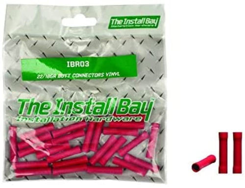 22-18 InstallBay Butt Connector Vinyl - Retail Pack