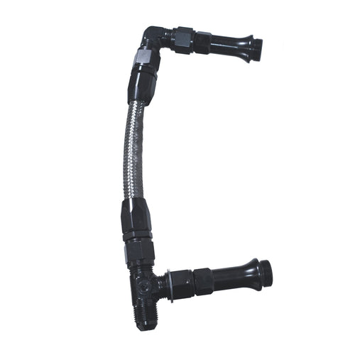 Dual Inlet Speedfx -8an Blk Holley 4150 575115B