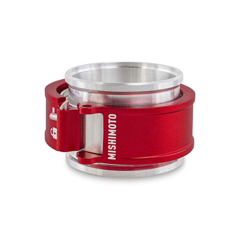Mishimoto Quick Release Clamp Assembly MMCLAMP-QD-25RD, 2.5" Red