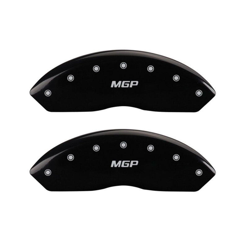 Caliper Covers-Gloss Black MGP 38021SMGPBK, Front and Rear: MGP Logo