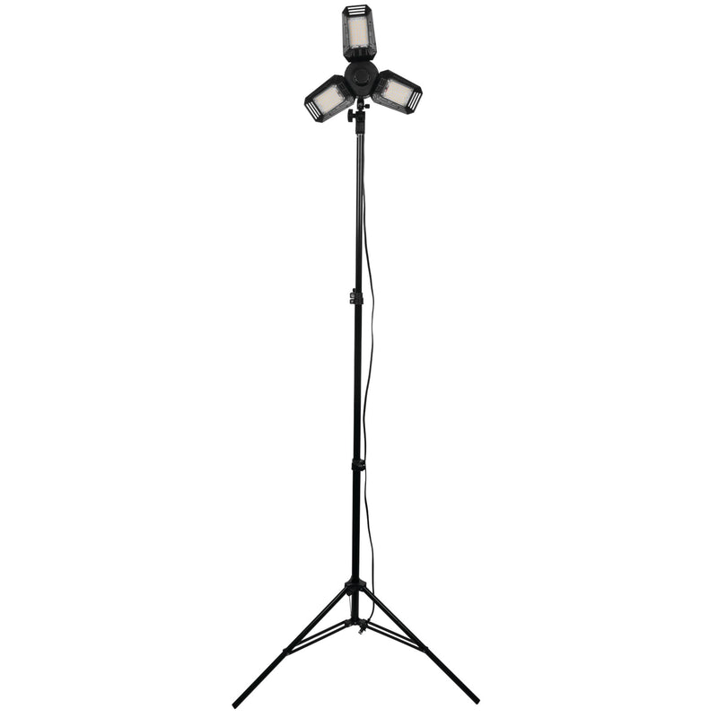 Complete Performance Tool W2286 Work Light System with Telescoping Tripod - Produces 6500+ Lumens, Energy Efficient, Adjustable Height, and Dimmable