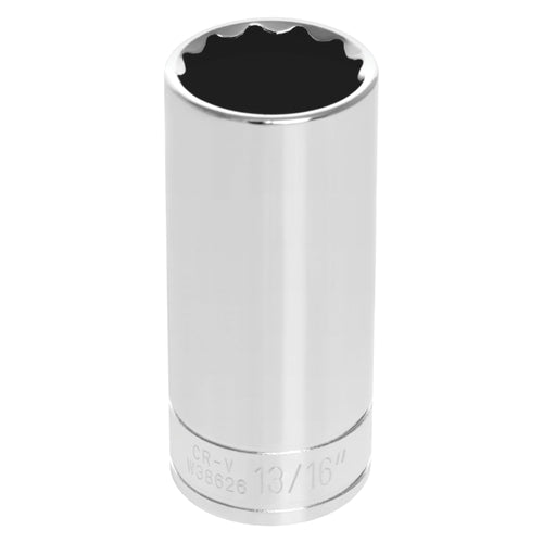 W38626 Performance Tool 12-Point Socket, 3/8-Inch Drive, 13/16