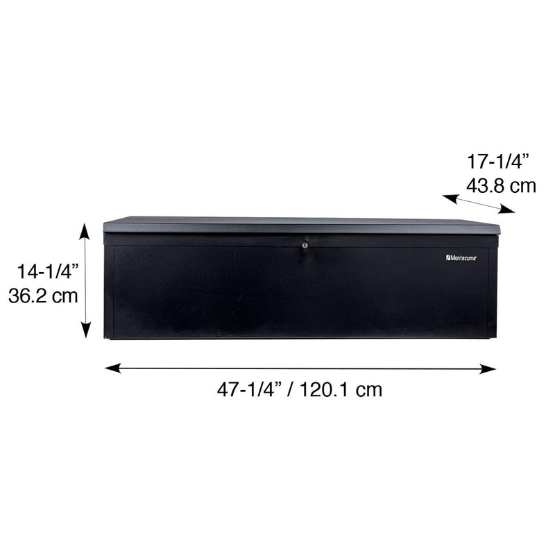 47" Montezuma Steel Lockable Utility Box and Portable Tool Storage