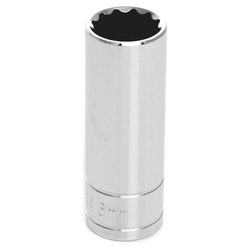 W38716 Performance Tool 3/8-Inch Drive 12-Point Socket, 16mm