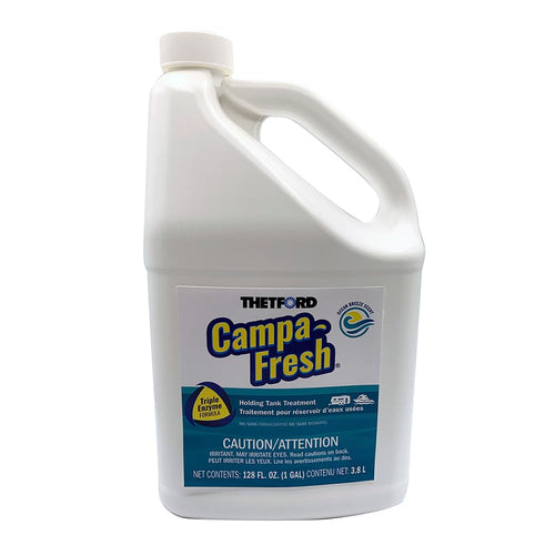 Campa-Fresh Thetford Ocean Breeze Scent RV Holding Tank Treatment, Formaldehyde Free, Waste Digester, Septic Tank Safe, 1 Gallon Bottle (96706)