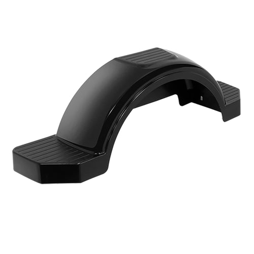 Plastic Fulton Trailer Fender for 13-Inch Tire Size, Black