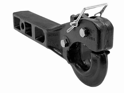 Buyers Products Pintle Hook RM5P Receiver Mount, 5 Ton Capacity, Spring-Loaded Lock Arm, Secure Hold On 2" to 3" Lunette Eyes, Towing Accessories for Trucks & Trailers