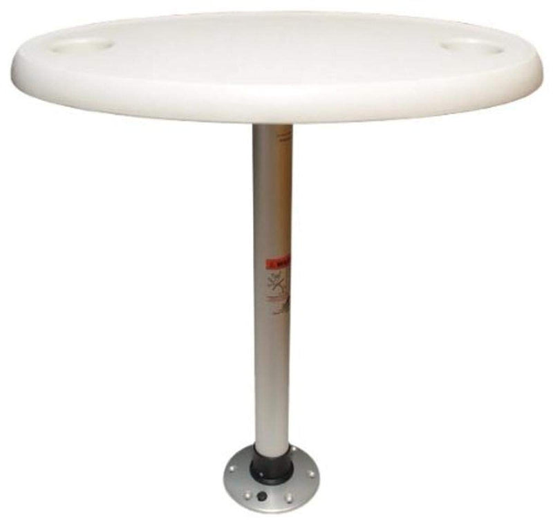 Marine Springfield Table Package 18X30 Oval White, Large