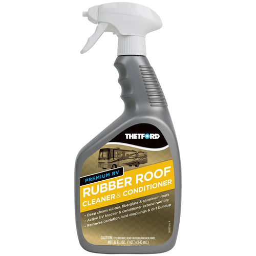 Thetford Premium 32512 RV Rubber Roof Cleaner and Conditioner-32, 32 fl. oz