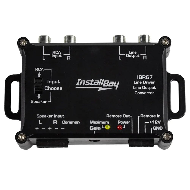 Line Driver/Line Output Converter Install Bay - 2 Channel - Retail Pack (IBR67), Display Products