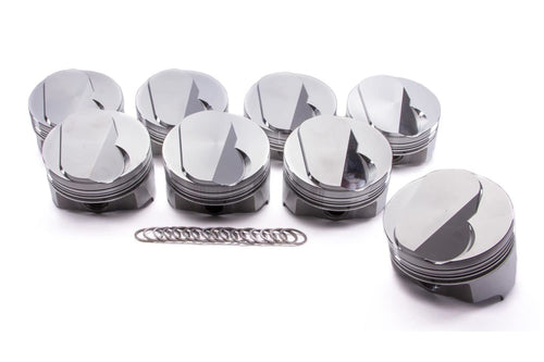 Icon Domed Piston, Forged, 4.290 in Bore, 1/16 x 1/16 x 3/16 in Ring Grooves, Plus 18.00 cc