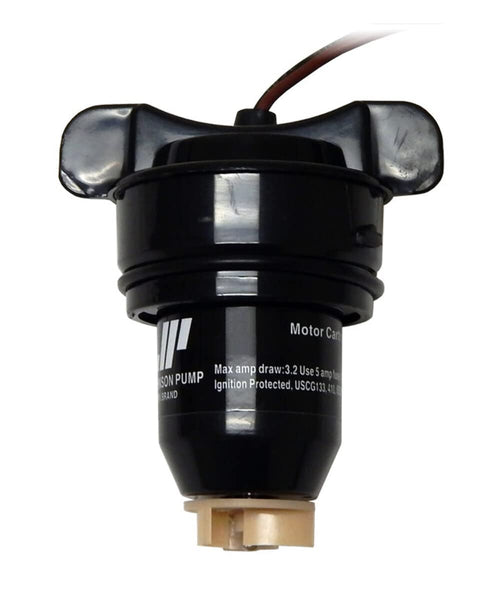 Marine Pump Cartridge Johnson Pumps of America for 1000 GPH Motor, Black