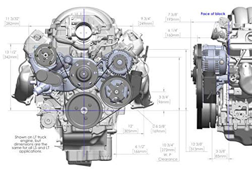 20-200 Holley Premium Mid-Mount Complete Accessory System for LT Engines