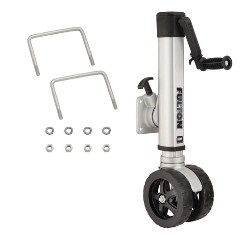 F2 Fulton Marine Trailer Jack, 1,600 lbs. Lift Capacity, Sidewind, Bolt-On Side Mount, 10 Inch Travel