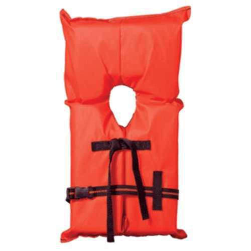 Large Adult Kent Water Sports Type II Orange Life Vest 10200020000412