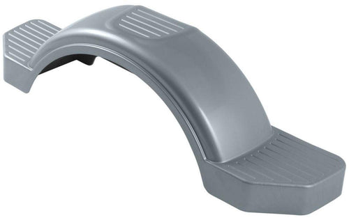 Fulton 12-Inch Tire Size Plastic Trailer Fender, Silver