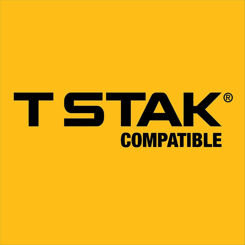 DEWALT Tool Box, TSTAK Deep, Long Handle, Extra Large Design, Fixed Divider for Tool Organization, Water and Debris Resistant (DWST17814)