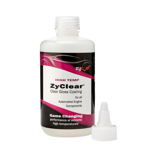 ZyClear ZyCoat 15008 High Gloss, High Temperature Clear Coat - Clear, 8 Ounce