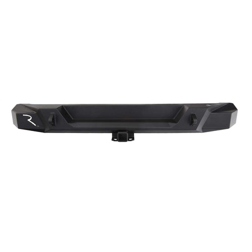 Rampage Products Trail Guard Rear Bumper Rampage | Steel, Black | 99619 | Fits 2007 - 2018 Jeep Wrangler JK Unlimited