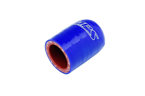 Blue HPS 7/8" (22mm) High Temperature 3-ply Reinforced Silicone Coolant Cap Bypass Heater, 1-5/8" Length, 350F Max. Temp, 4mm Wall Thickness, Model: RSCC-087-BLUE