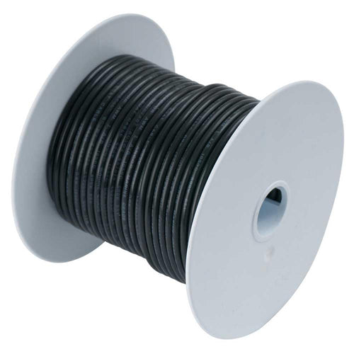 25ft Ancor 113002 Tinned Copper Battery Cable, 4 AWG (19mm2), Black