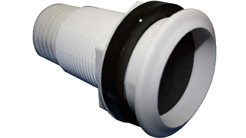 Th RFTH2BDP Marine 2 1/2 White Thru-hull