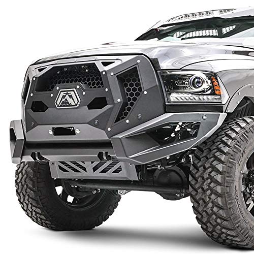 Open Fender Front Bumper Fab Fours 16-18 Ram 2500 or 3500(19 Classic) No Guard
