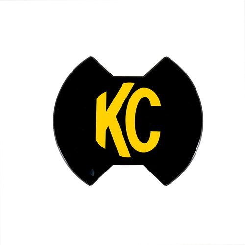 6" KC HiLiTES SLIMLITE LED - Light Shield Hard Cover - Black