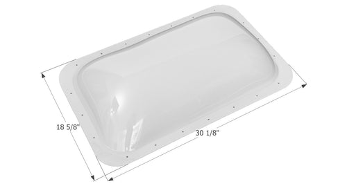 12251 ICON Technologies Limited RV Skylight, Roof Vent and Escape Hatch (Skylight, Sl1627C, Clear)