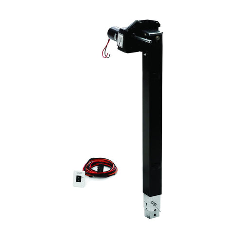 Stromberg Carlson Dual Power LG-6 Conversion Kit - Fifth Wheel RV Landing Gear/Stabilizer Replacement - (1) 33.5″ Lead Leg, 5000 lb Motor, IP Rated Switch, Gear Box and Hardware, 1 Side