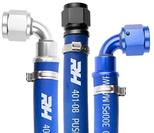 401 Series Red Horse Performance 401-06-10-06 Blue Push Lock Hose -10 Feet