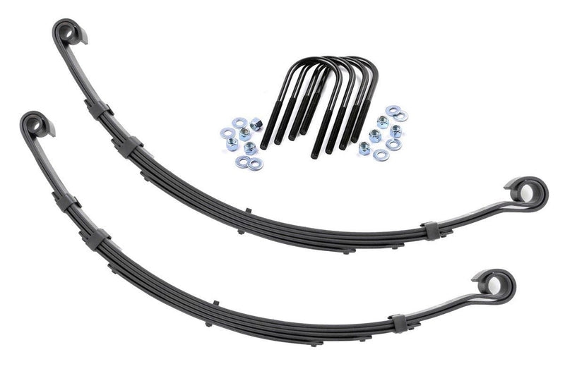4" Rough Country Front Leaf Springs for 1976-1983 Jeep CJ5-8019Kit