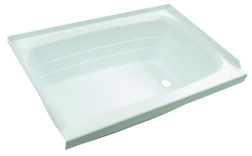 Lippert 24" x 36" White Bathtub Replacement with Right Drain, Scratch-Resistant ABS Acrylic for RVs, Travel Trailers, 5th Wheels, Motorhomes - W2436RHSPK