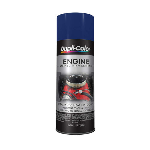 Ford Dark Blue DupliColor Engine Paint with Ceramic
